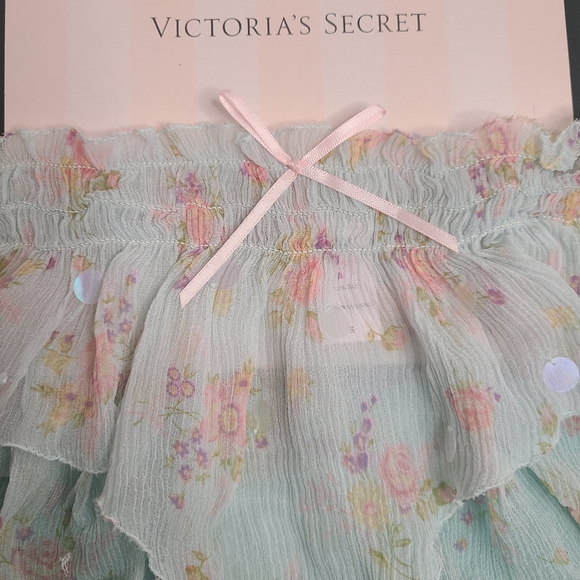 SOLD Ebay Rare ✨️ Victoria's Secret Y2K Dream Angels 100% Silk Sequin Panty Sm - Picture 5 of 10